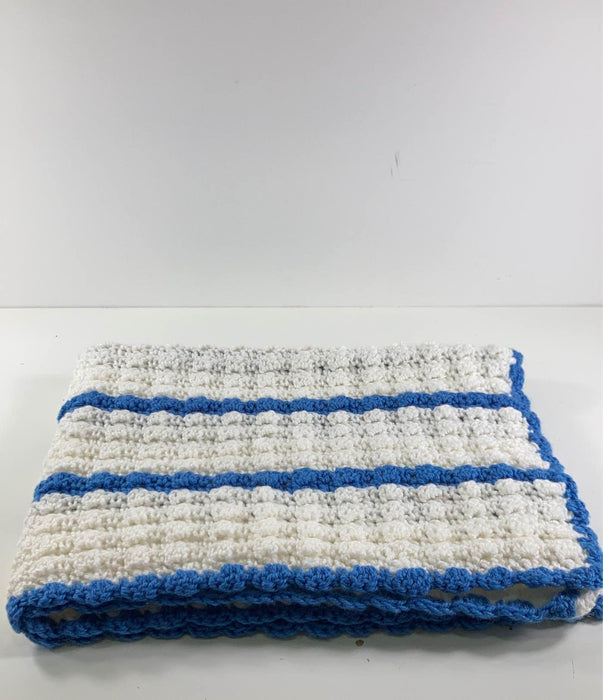 Shop Handmade Blanket, Blue and White at GoodBuy Gear