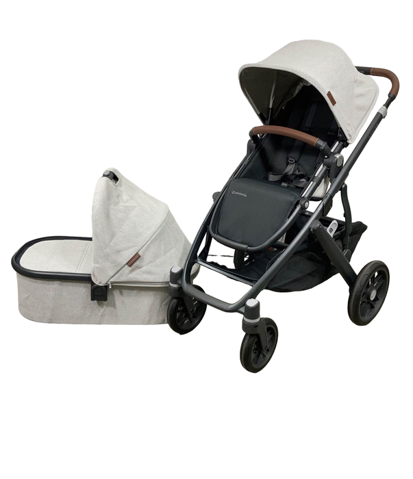 used UPPAbaby VISTA V2 Stroller, 2022, Anthony (White & Grey Chenille)