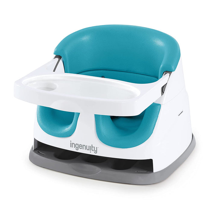 used Ingenuity Baby Base 2-in-1 Booster Seat, Peacock Blue