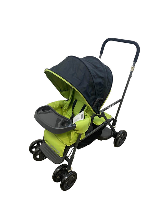 used Joovy Caboose Sit And Stand Tandem Double Stroller, 2019, Apple Tree