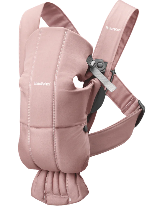 used BabyBjorn Baby Carrier Mini, Dusty Pink Cotton