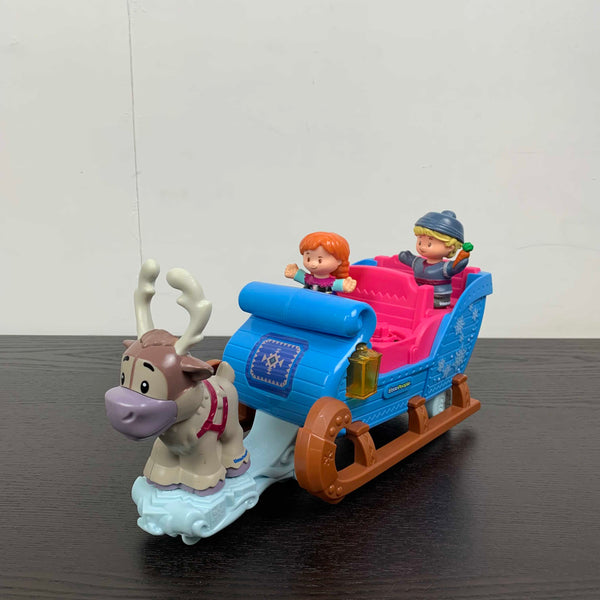 Disney frozen kristoff's sleigh by store little people