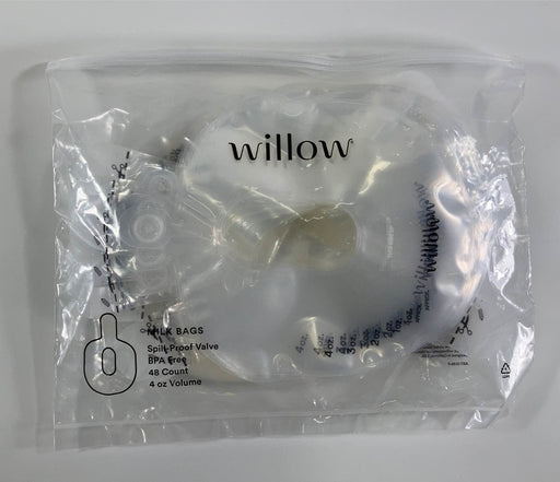 used Willow 48-Count 4 oz Spill-Proof Breast Milk Bags