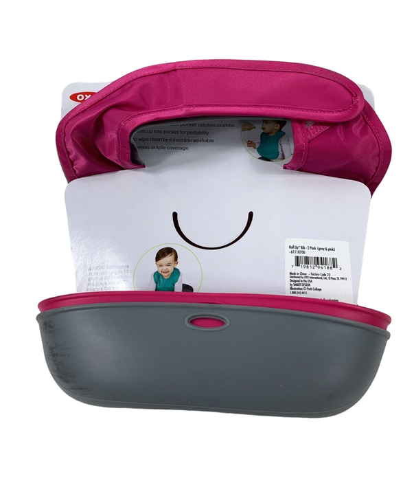 used OXO Tot Roll Up Bibs, 2 Pack