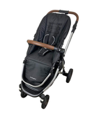 secondhand Mockingbird Single Stroller, 2023, Black, Windowpane, Silver With Penny Leather