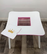 secondhand Delta Children Kids Table and Chair Set with Storage