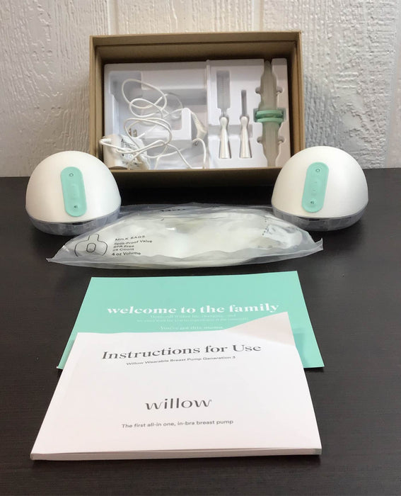 used Willow Wearable Breast Pump, Gen 3