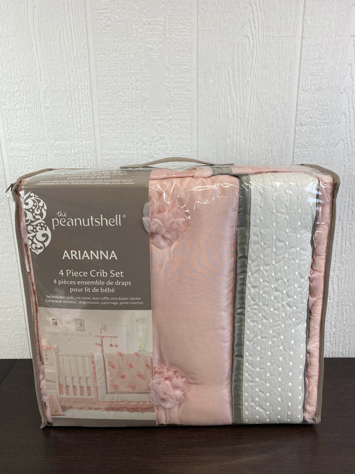 used The Peanut Shell 4-Piece Crib Bedding Set