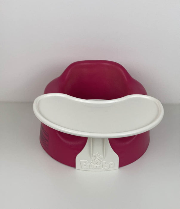secondhand Bumbo Floor Seat With Play Tray, Pink