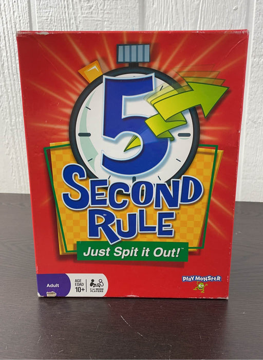 used Play Monster 5 Second Rule Game