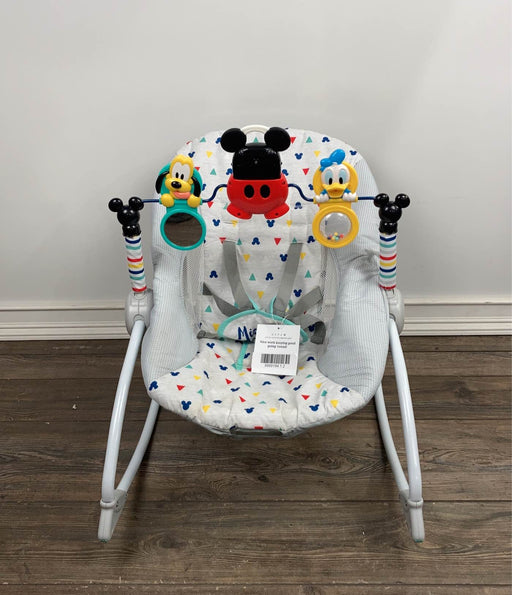 used Bright Starts Baby To Big Kid Rocker, Mickey Mouse