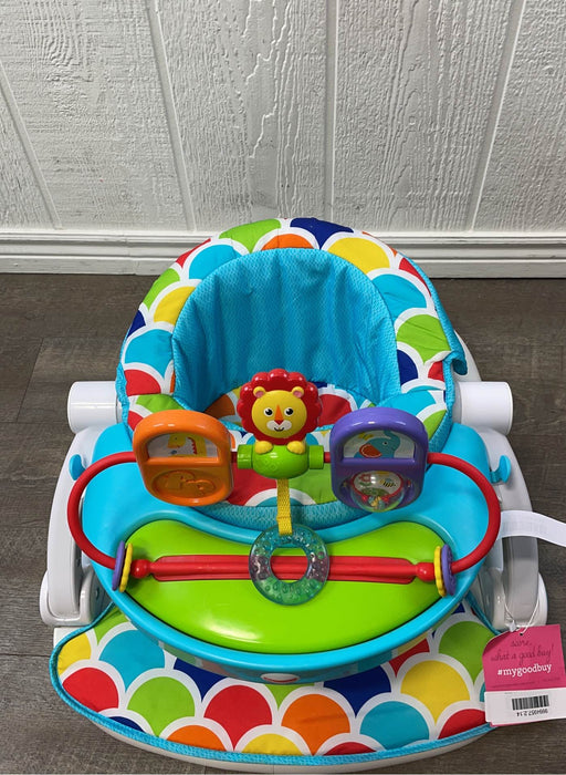 secondhand Fisher Price Premium Sit-Me-Up Floor Seat with Toy Tray