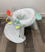 used Skip Hop 2-in-1 Sit-up Activity Baby Chair, Silver Cloud Lining