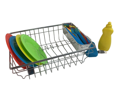 used Melissa & Doug Wash & Dry Dish Set