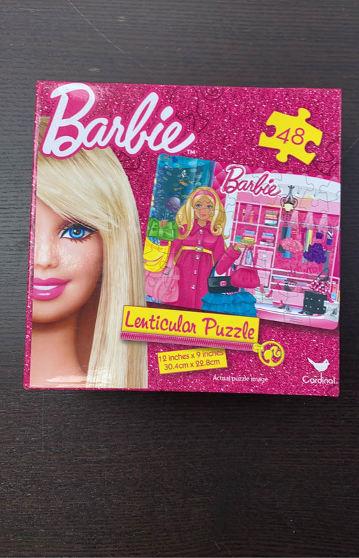 used Cardinal Barbie Lenticular Puzzle