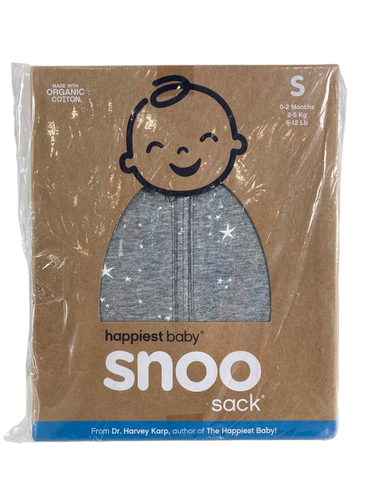 Shop Happiest Baby SNOO Sack, Small (5-12 lbs), Graphite Stars at GoodBuy Gear