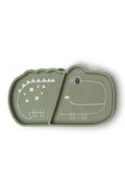 Shop LouLou Lollipop Silicone Suction Snack Plate, Alligator at GoodBuy Gear