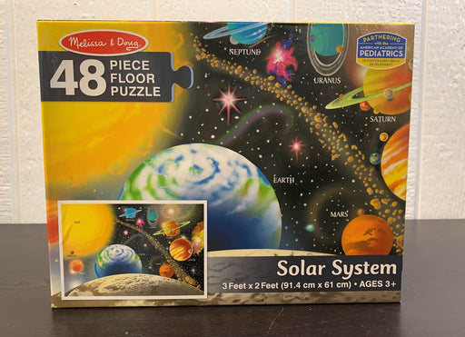 used Melissa & Doug Floor Puzzle, solar system