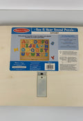 used Melissa & Doug Sound Puzzle, Alphabet