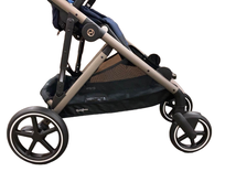 used Cybex Gazelle S Modular Stroller, 2022, Taupe Frame, Ocean Blue