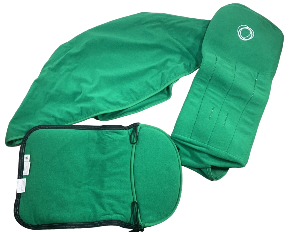 bugaboo cameleon stroller accessories Bugaboo Cameleon Tailored Fabric Set In Fleece, Green