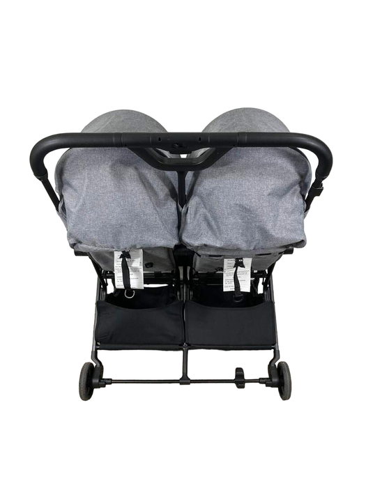 Shop Mompush Lithe Double Stroller, 2022, Grey at GoodBuy Gear