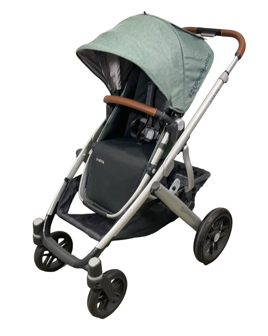 uppababy emmett UPPAbaby VISTA Stroller, Emmett (Green Melange), 2019