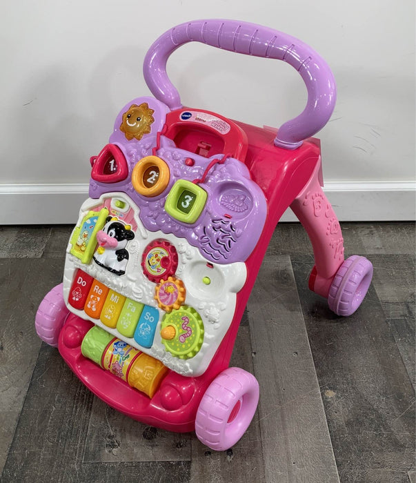 secondhand VTech Sit-To-Stand Learning Walker, - pink