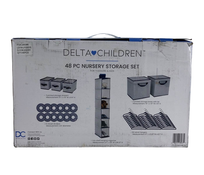 used Delta Children 48-Piece Nursery Storage Set