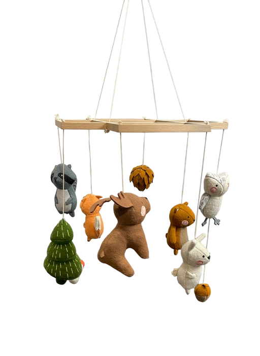 secondhand Crate & Kids Woodland Animal Baby Mobile