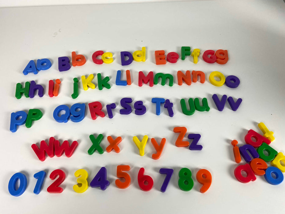 used Magnetic Letters And Numbers