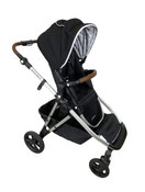 used Mockingbird Single to Double Stroller, 2022, Silver with Penny Leather, Windowpane, Black