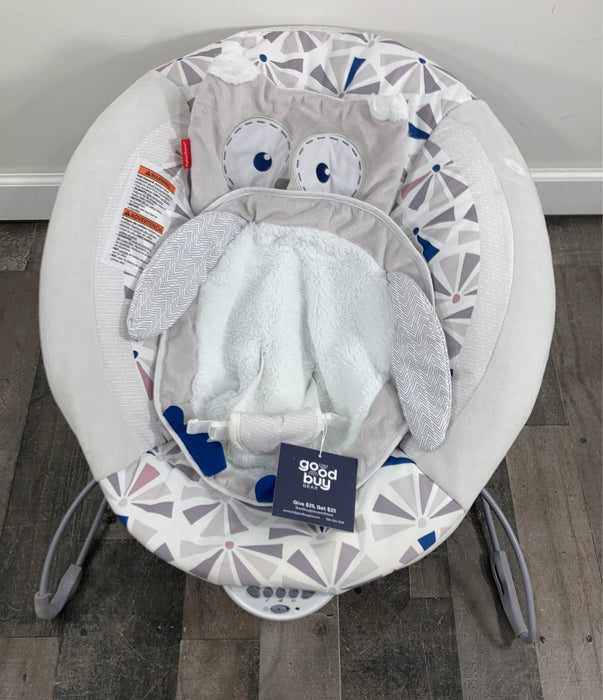used Fisher Price Deluxe Bouncer, Owl Love You