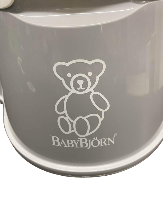secondhand BabyBjorn Potty Chair, Gray/White