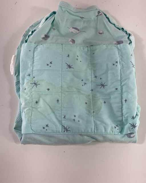 secondhand Happiest Baby SNOO Sack, Small (5-12 lbs), Teal Planets