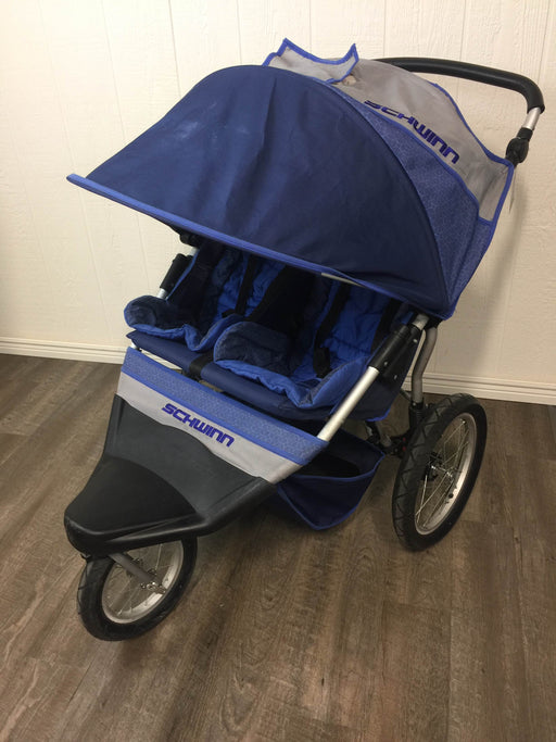 used Schwinn Free Wheeler Double Jogging Stroller