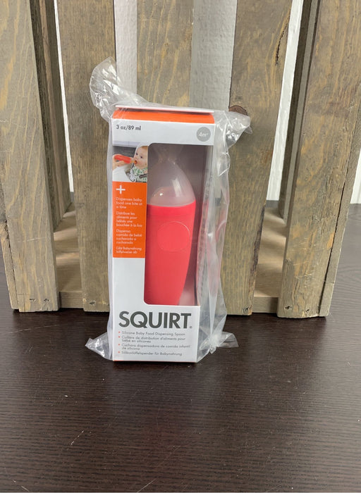 used Boon Squirt Silicone Baby Food Dispensing Spoon