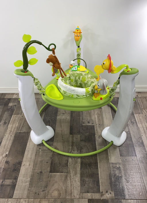 secondhand Evenflo ExerSaucer Jump And Learn Activity Center, Jungle Quest