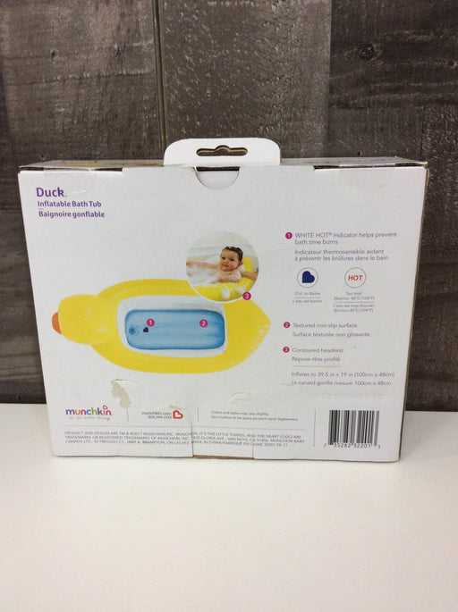 secondhand Munchkin Inflatable Duck Tub