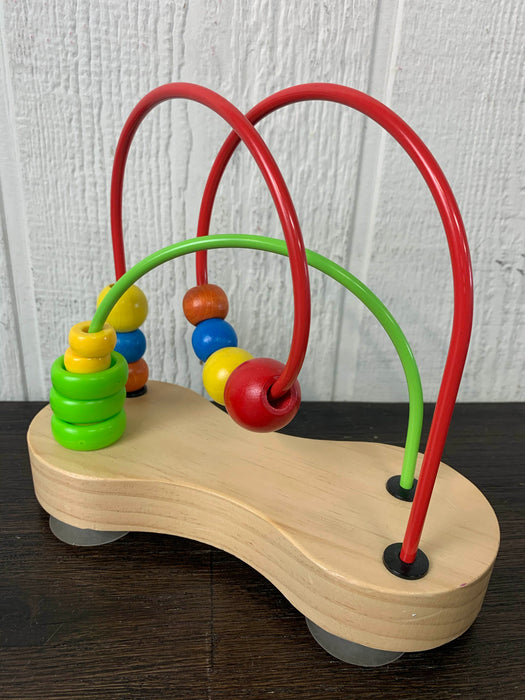 used Hape Double Bubble Wooden Bead Maze