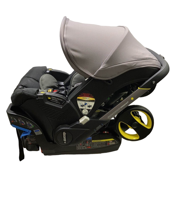 secondhand Doona Infant Car Seat & Stroller Combo, 2022, Grey Hound