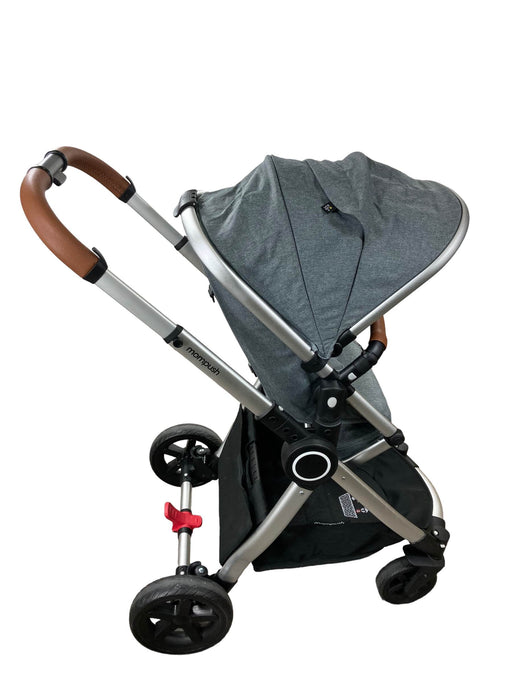 secondhand Mompush Ultimate 2 Baby Stroller, 2022, Grey with Silver Frame