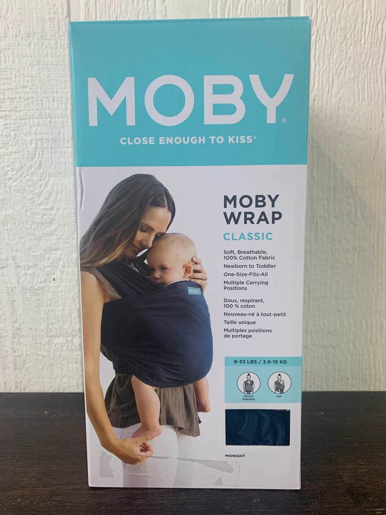 Moby Wrap Baby Carrier, Midnight