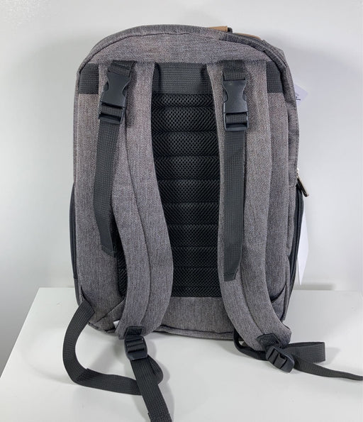 secondhand Eddie Bauer Bridgeport Diaper Backpack, Grey with Tan