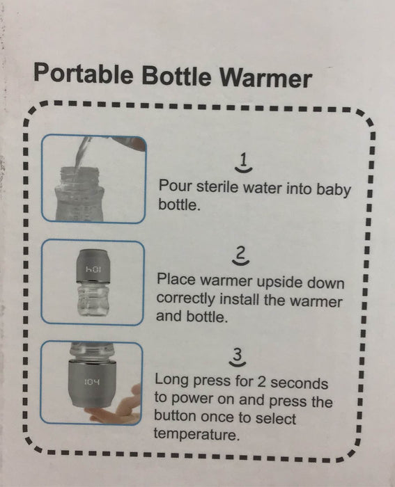 used Befano Portable Bottle Warmer Travel Friendly