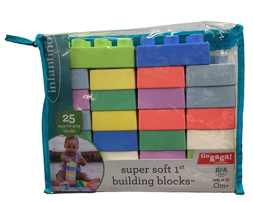 used Infantino Super Soft 1st Building Blocks