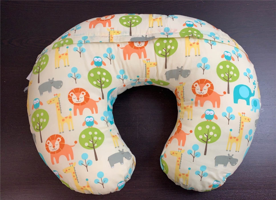 secondhand Boppy Nursing Pillow, jungle patch