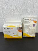 used BUNDLE Medela Accessories, Quick clean micro-steam bags and disposable nursing pads