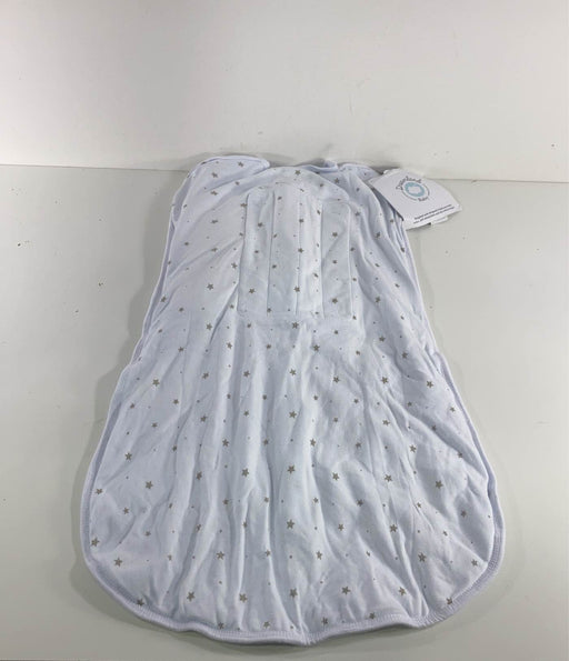 used Dreamland Weighted Swaddle, Grey Star, 0-6 months