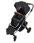 secondhand Mockingbird Single to Double Stroller, 2023, Silver with Penny Leather, Watercolor Drops, Black